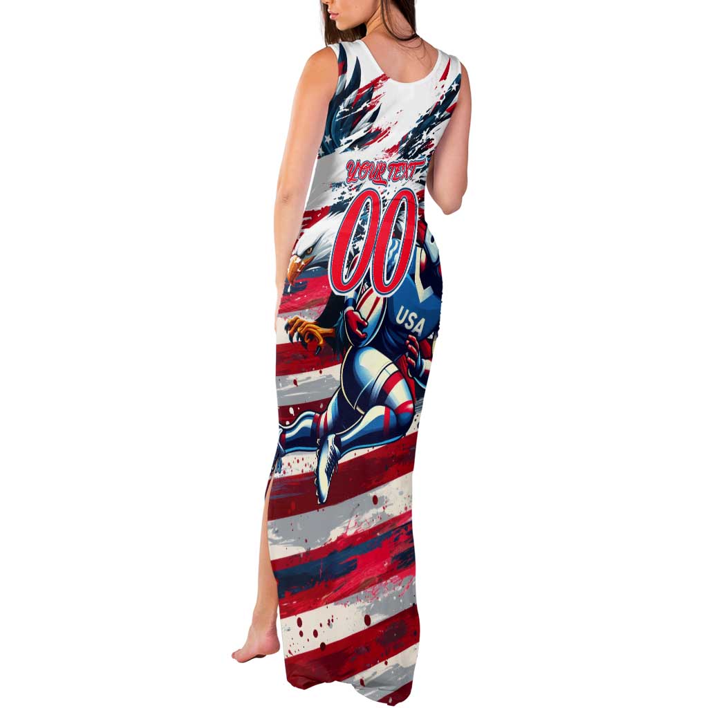 USA Rugby Tank Maxi Dress Summer Paris 2024 - Wonder Print Shop