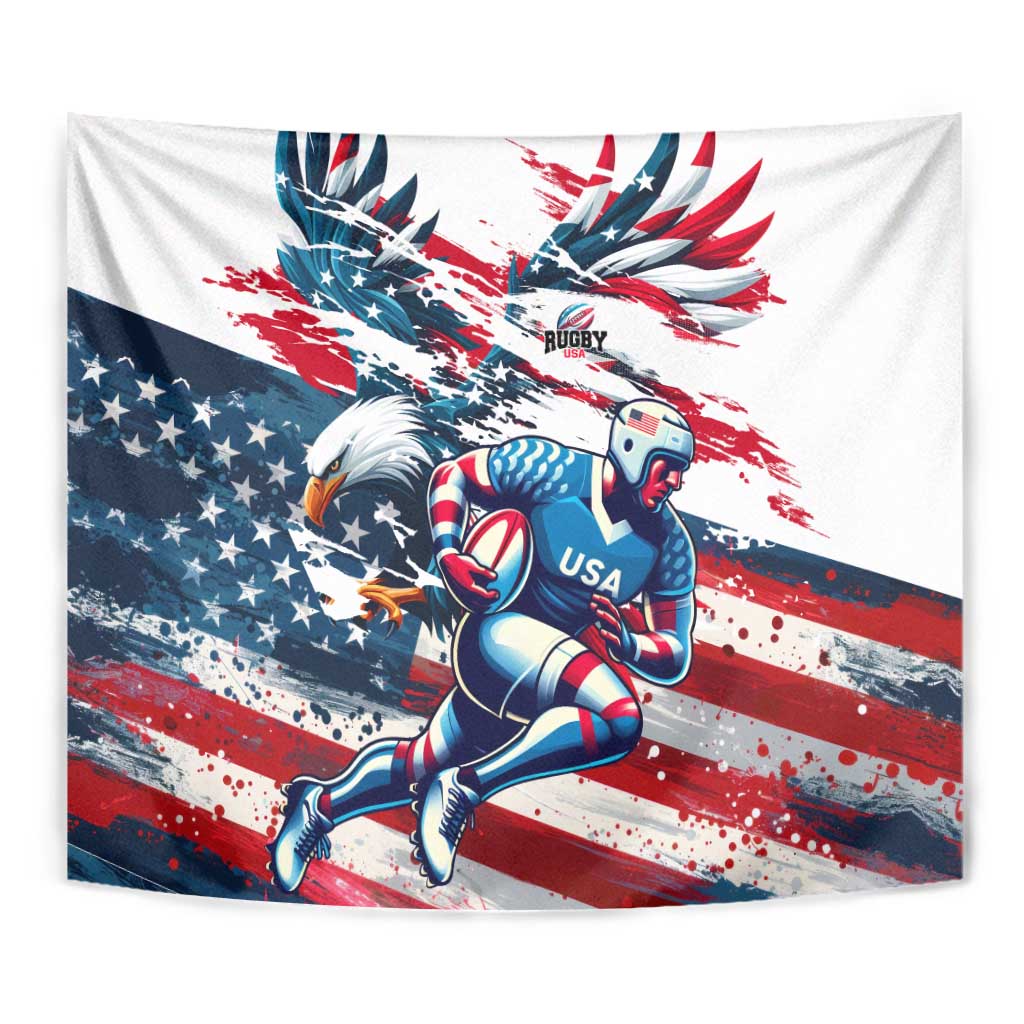 USA Rugby Tapestry Summer Paris 2024 - Wonder Print Shop