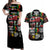 Civil Rights Movement Couples Matching Off Shoulder Maxi Dress and Hawaiian Shirt Poster Art Black Pride - Wonder Print Shop
