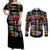 Civil Rights Movement Couples Matching Off Shoulder Maxi Dress and Long Sleeve Button Shirts Poster Art Black Pride - Wonder Print Shop
