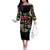 Civil Rights Movement Family Matching Off Shoulder Long Sleeve Dress and Hawaiian Shirt Poster Art Black Pride - Wonder Print Shop