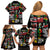 Civil Rights Movement Family Matching Off Shoulder Short Dress and Hawaiian Shirt Poster Art Black Pride - Wonder Print Shop