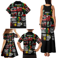 Civil Rights Movement Family Matching Tank Maxi Dress and Hawaiian Shirt Poster Art Black Pride - Wonder Print Shop