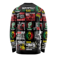 Civil Rights Movement Long Sleeve Shirt Poster Art Black Pride - Wonder Print Shop