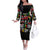 Civil Rights Movement Off The Shoulder Long Sleeve Dress Poster Art Black Pride - Wonder Print Shop
