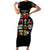 Civil Rights Movement Short Sleeve Bodycon Dress Poster Art Black Pride - Wonder Print Shop