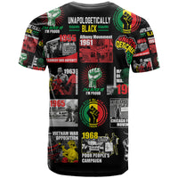 Civil Rights Movement T Shirt Poster Art Black Pride - Wonder Print Shop