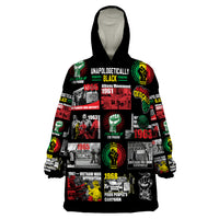Civil Rights Movement Wearable Blanket Hoodie Poster Art Black Pride - Wonder Print Shop