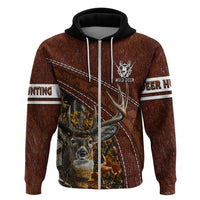 Deer Hunting Hoodie In The Forest Brown - Wonder Print Shop
