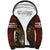 Deer Hunting Sherpa Hoodie In The Forest Brown - Wonder Print Shop