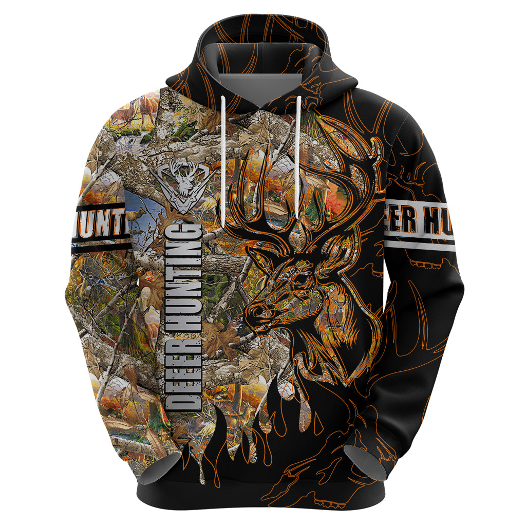 Deer Hunting Hoodie Autumn Forest - Wonder Print Shop