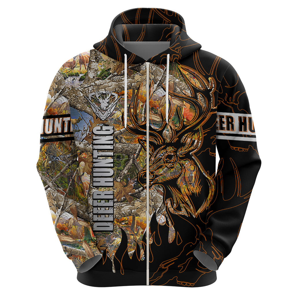 Deer Hunting Hoodie Autumn Forest - Wonder Print Shop
