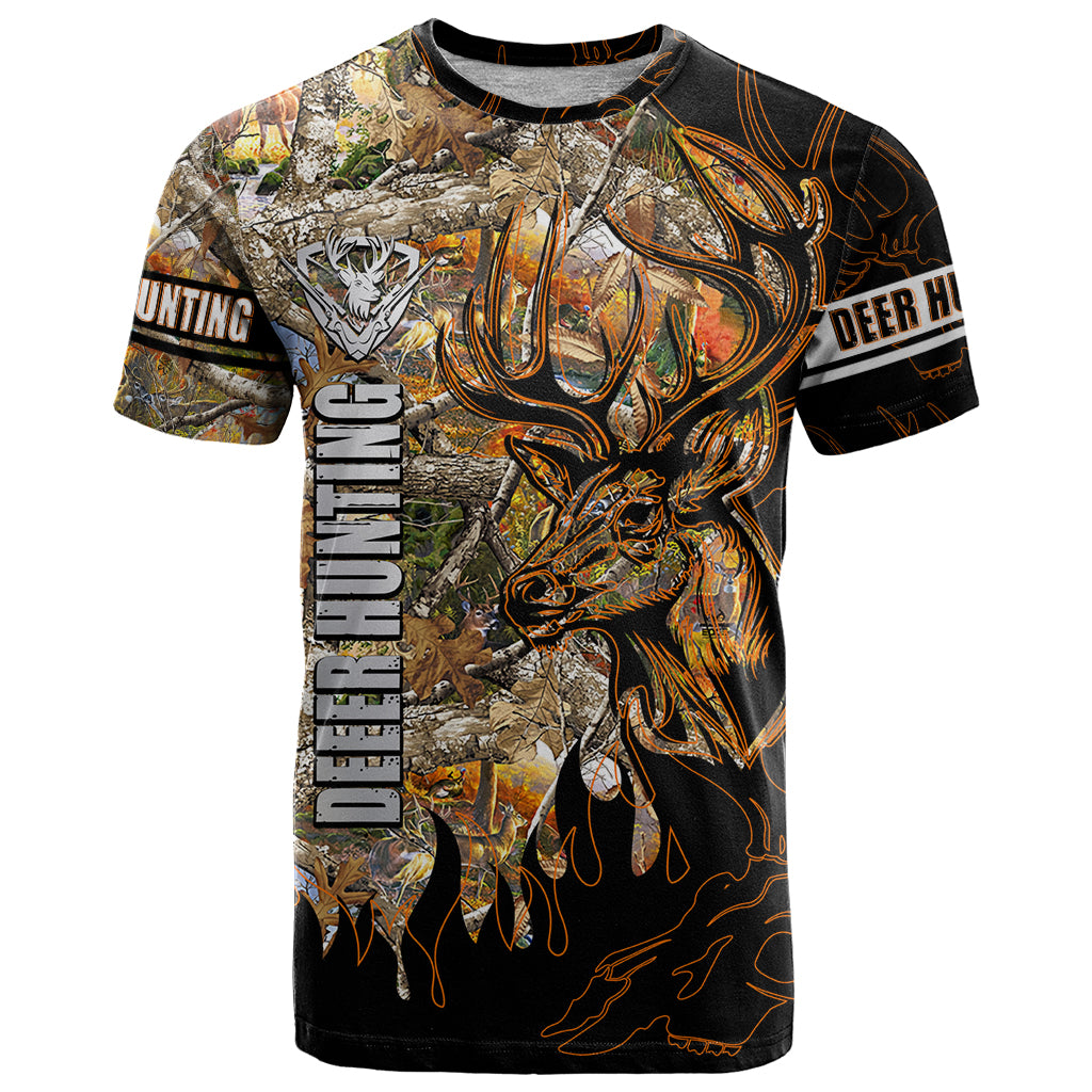 Deer Hunting T Shirt Autumn Forest - Wonder Print Shop