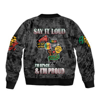 Personalized I'm Black and I'm Proud African Bomber Jacket - Wonder Print Shop