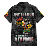 Personalized I'm Black and I'm Proud African Family Matching Off Shoulder Long Sleeve Dress and Hawaiian Shirt - Wonder Print Shop