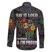 Personalized I'm Black and I'm Proud African Family Matching Short Sleeve Bodycon Dress and Hawaiian Shirt - Wonder Print Shop