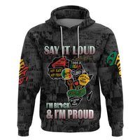 Personalized I'm Black and I'm Proud African Hoodie - Wonder Print Shop