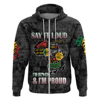 Personalized I'm Black and I'm Proud African Hoodie - Wonder Print Shop