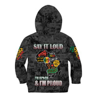 Personalized I'm Black and I'm Proud African Kid Hoodie - Wonder Print Shop