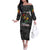 Personalized I'm Black and I'm Proud African Off The Shoulder Long Sleeve Dress - Wonder Print Shop