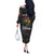 Personalized I'm Black and I'm Proud African Off The Shoulder Long Sleeve Dress - Wonder Print Shop