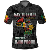 Personalized I'm Black and I'm Proud African Polo Shirt - Wonder Print Shop