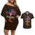 Personalized African Root Couples Matching Off Shoulder Short Dress and Hawaiian Shirt - Wonder Print Shop