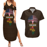 Personalized African Root Couples Matching Summer Maxi Dress and Hawaiian Shirt - Wonder Print Shop