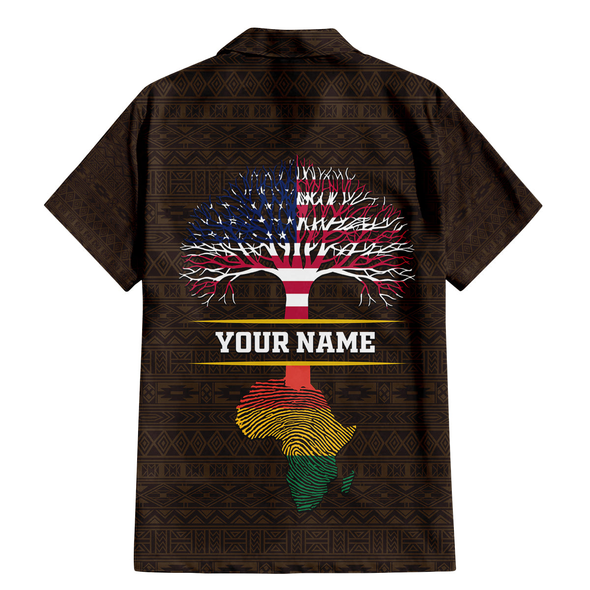 Personalized African Root Family Matching Mermaid Dress and Hawaiian Shirt - Wonder Print Shop