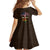 Personalized African Root Family Matching Off Shoulder Long Sleeve Dress and Hawaiian Shirt - Wonder Print Shop