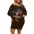 Personalized African Root Family Matching Off Shoulder Short Dress and Hawaiian Shirt - Wonder Print Shop