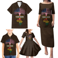 Personalized African Root Family Matching Puletasi and Hawaiian Shirt - Wonder Print Shop