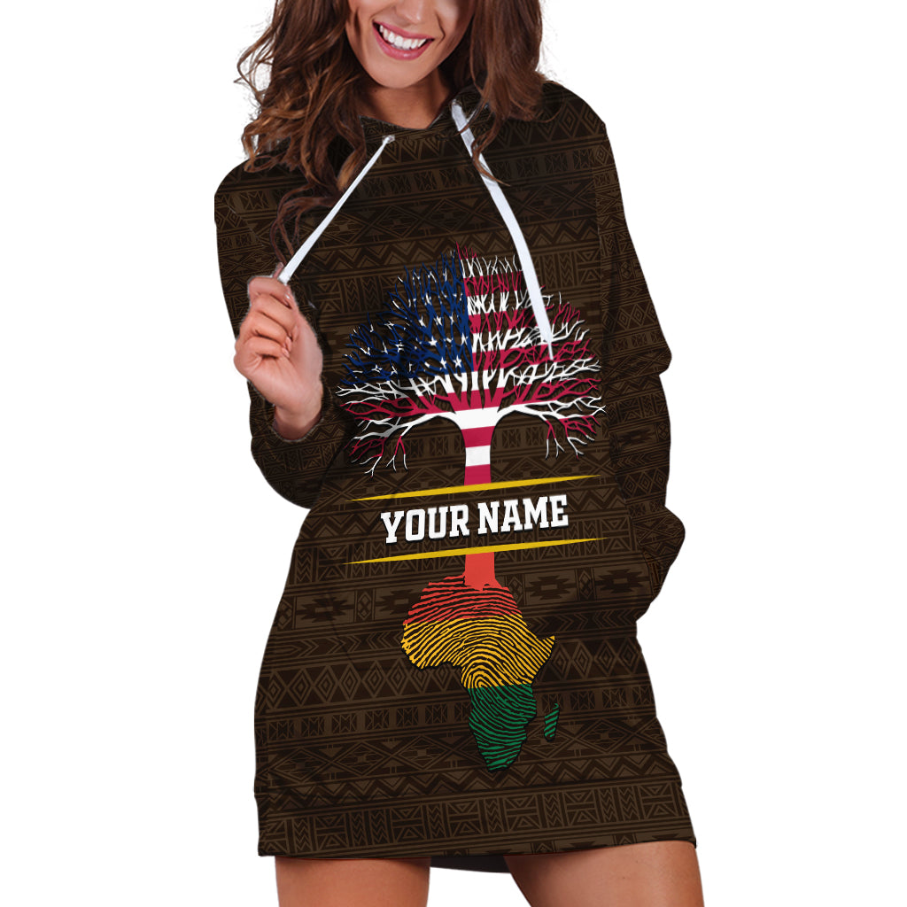 Personalized African Root Hoodie Dress