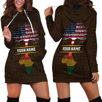 Personalized African Root Hoodie Dress - Wonder Print Shop