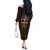 Personalized African Root Off The Shoulder Long Sleeve Dress - Wonder Print Shop