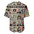 Multi Color Adinkra Symbols Baseball Jersey African Adrinkra - Wonder Print Shop