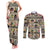 Multi Color Adinkra Symbols Couples Matching Tank Maxi Dress and Long Sleeve Button Shirts African Adrinkra - Wonder Print Shop