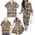 Multi Color Adinkra Symbols Family Matching Off Shoulder Long Sleeve Dress and Hawaiian Shirt African Adrinkra - Wonder Print Shop