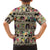 Multi Color Adinkra Symbols Family Matching Short Sleeve Bodycon Dress and Hawaiian Shirt African Adrinkra - Wonder Print Shop