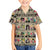 Multi Color Adinkra Symbols Family Matching Short Sleeve Bodycon Dress and Hawaiian Shirt African Adrinkra - Wonder Print Shop