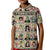 Multi Color Adinkra Symbols Kid Polo Shirt African Adrinkra - Wonder Print Shop
