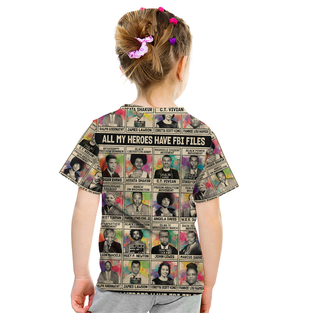 Multi Color Adinkra Symbols Kid T Shirt African Adrinkra - Wonder Print Shop