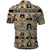 Multi Color Adinkra Symbols Polo Shirt African Adrinkra - Wonder Print Shop