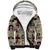 Multi Color Adinkra Symbols Sherpa Hoodie African Adrinkra - Wonder Print Shop