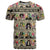 Multi Color Adinkra Symbols T Shirt African Adrinkra - Wonder Print Shop