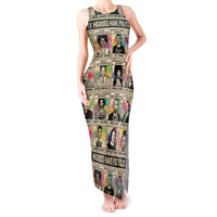 Multi Color Adinkra Symbols Tank Maxi Dress African Adrinkra - Wonder Print Shop