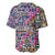 African Ndebele Pattern Baseball Jersey - Wonder Print Shop