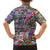 African Ndebele Pattern Family Matching Off Shoulder Maxi Dress and Hawaiian Shirt - Wonder Print Shop
