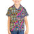 African Ndebele Pattern Family Matching Off Shoulder Maxi Dress and Hawaiian Shirt - Wonder Print Shop