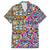 African Ndebele Pattern Family Matching Short Sleeve Bodycon Dress and Hawaiian Shirt - Wonder Print Shop